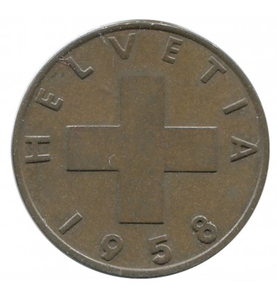 Avers : croix suisse.