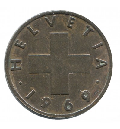 Avers : croix suisse.