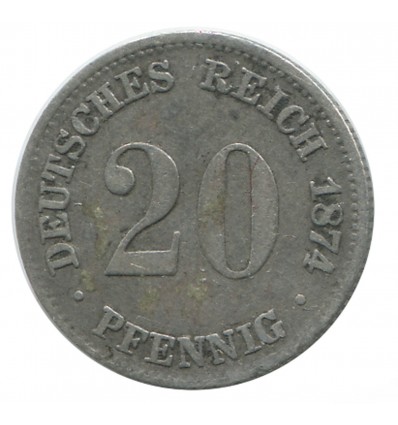 20 Pfennig Allemagne Argent