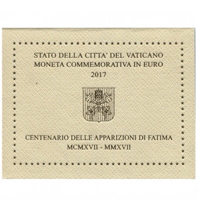 2 Euros Commémoratives Vatican  2017