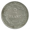 2 Francs Albert Ier Légende Flamande Belgique Argent