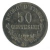 50 Centimes Charles Felix Italie Argent - Sardaigne