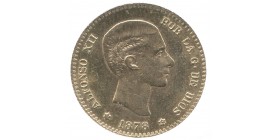 10 Pesetas Alphonse XII Espagne 1878 (1962)