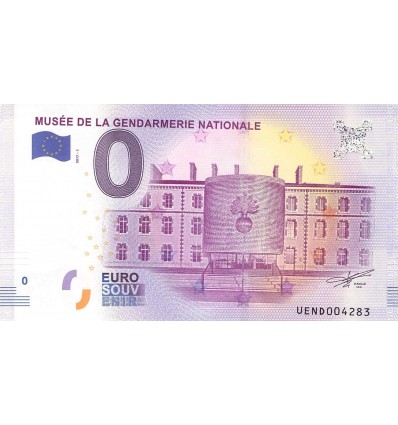 0 Euro Musée de la Gendarmerie Nationale