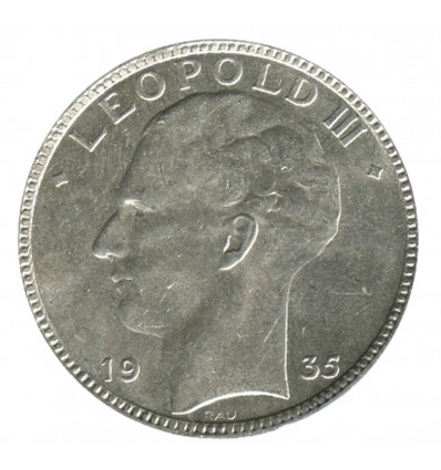 20 Francs Leopold III Belgique Argent