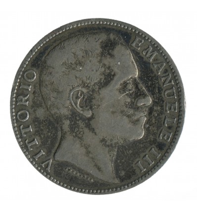 2 Lires Victor Emmanuel III Italie Argent