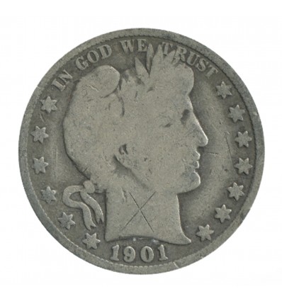 1/2 Dollar Barber Etats-Unis Argent