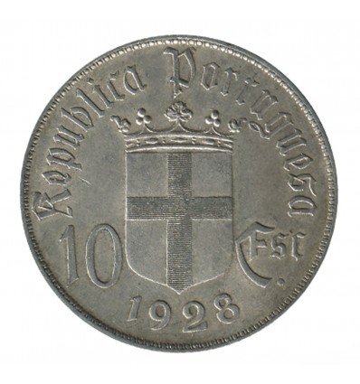 10 Escudos Portugal Argent