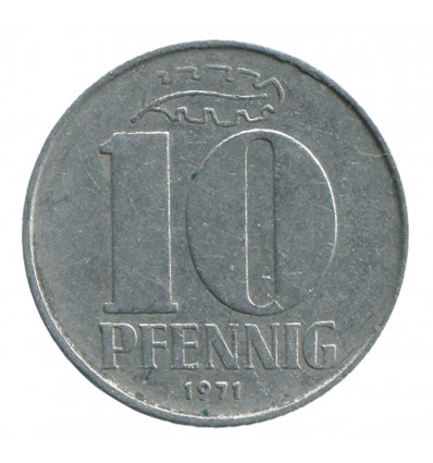 10 Pfennig - Allemagne Démocratique