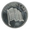 5 Dollars Bahamas Argent