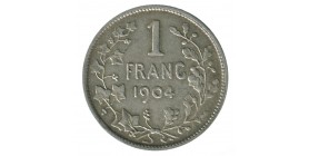 1 Franc Leopold II Légende Française Belgique Argent