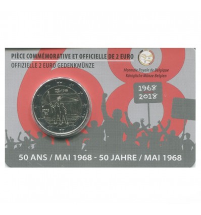 2 Euros Commemoratives Belge 2018 LFr
