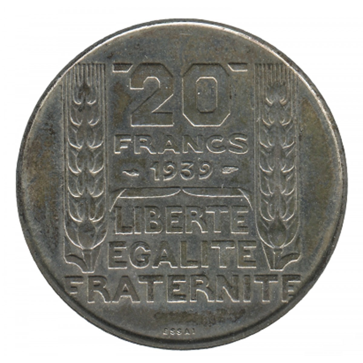 Bague Alliance En Argent Avec Pièce De 20 Francs Turin - Style Ancien Avec Gravure - Neuf Avec étiquettes - AntiqueCoinRings