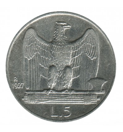 5 Lires Victor Emmanuel III - 1er Type - Italie