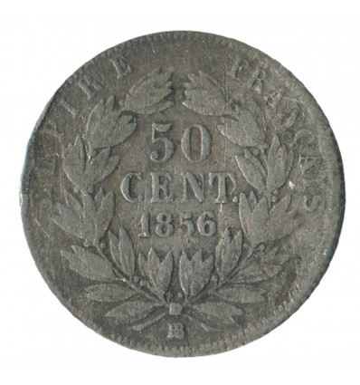 50 Centimes Napoléon III Tête Nue