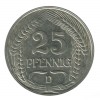 25 Pfennig - Allemagne