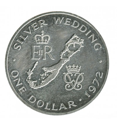 1 Dollar Elisabeth II - Bermudes Argent