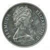 1 Dollar Elisabeth II - Bermudes Argent