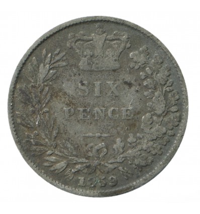 6 Pence Victoria - Grande-Bretagne Argent