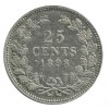 25 Cents Wilhelmine - Pays-Bas Argent