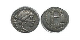 Denier T.Carisius république romaine