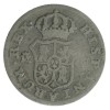 1/2 Real Charles III espagne argent