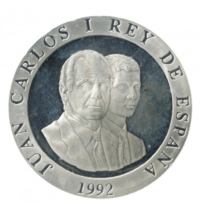 2000 Pesetas Juan Carlos Ier Espagne Argent