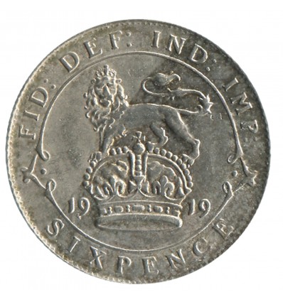 6 Pence Georges V Grande Bretagne Argent - Grande Bretagne
