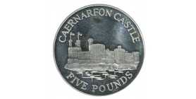 5 Livres Elisabeth II Guernesey Argent