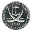 150 Pesetas Guinée Equatoriale Argent