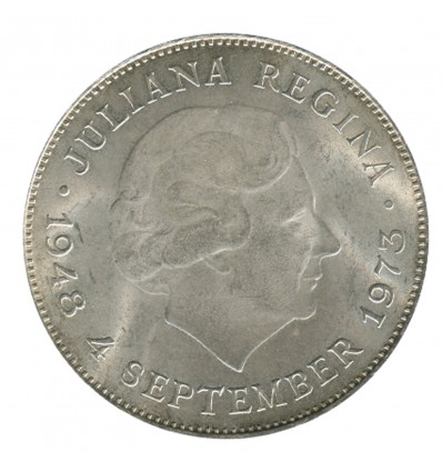 10 Florins Juliana Regina Pays - Bas Argent