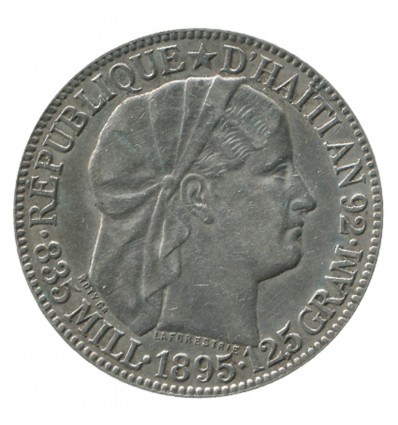 50 Centimes Haïti Argent