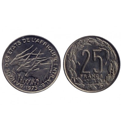 25 Francs Afrique Centrale