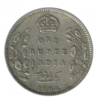 1 Roupie Edouard VII - Indes Anglaises Argent