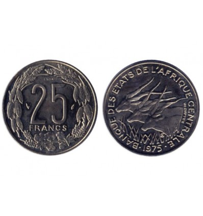 25 Francs Afrique Centrale