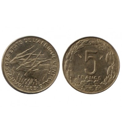 5 Francs Afrique Centrale