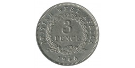 3 Pence Georges VI - Afrique de l'Ouest  Britannique