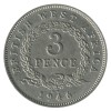 3 Pence Georges VI - Afrique de l'Ouest  Britannique