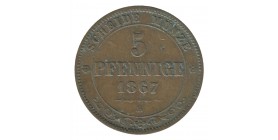 5 Pfennig - Allemagne Saxe