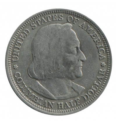 1/2 Dollar Exposition de Chicago Colombus - Etats-Unis Argent