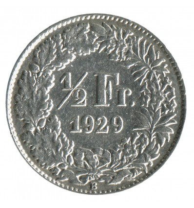 1/2 Franc Suisse Argent