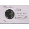 2 Euros Commémorative Italie 2016 B.U. - Donatello
