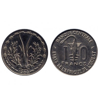 10 Francs Afrique de l'Ouest (Etats)