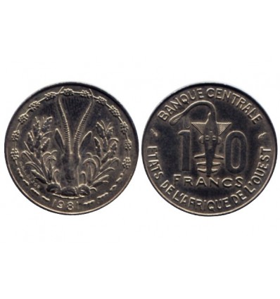 10 Francs Afrique de l'Ouest (Etats)