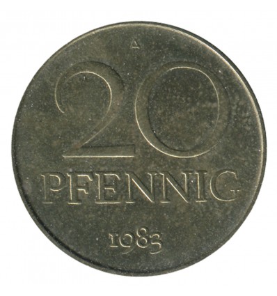 20 Pfennig Allemagne Démocratique