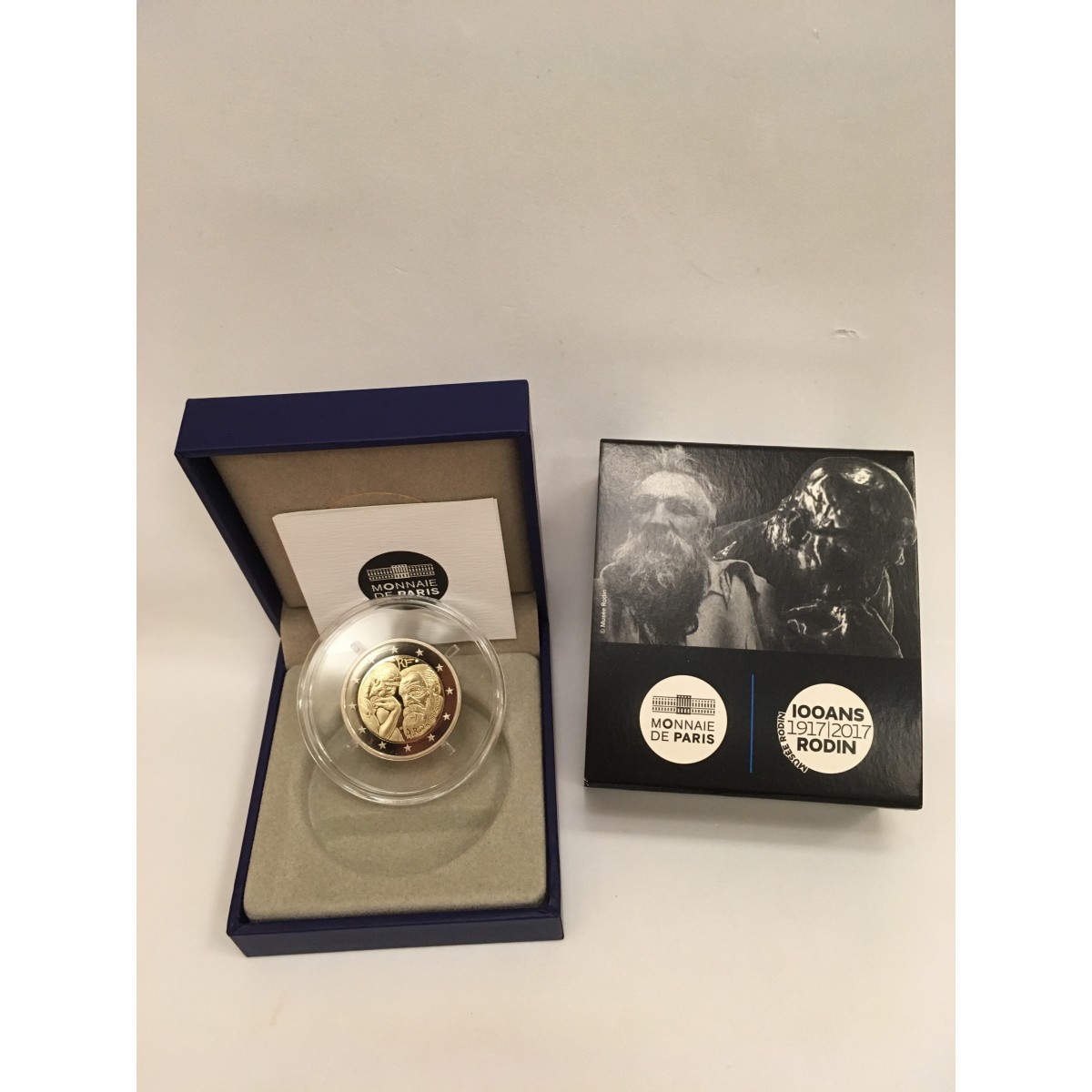Pièce 2 Euros A Rodin 1917 2017 Valeur