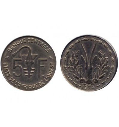 5 Francs Afrique de l'Ouest (Etats)