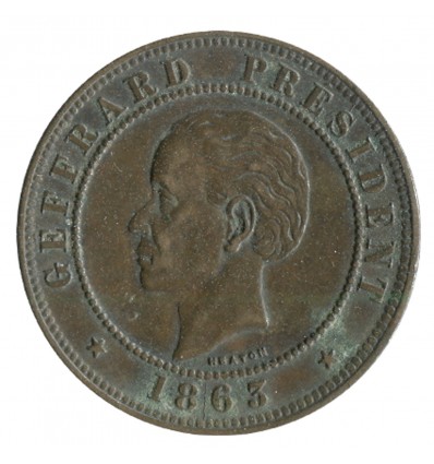 20 Centimes Président Geffrard - Haïti