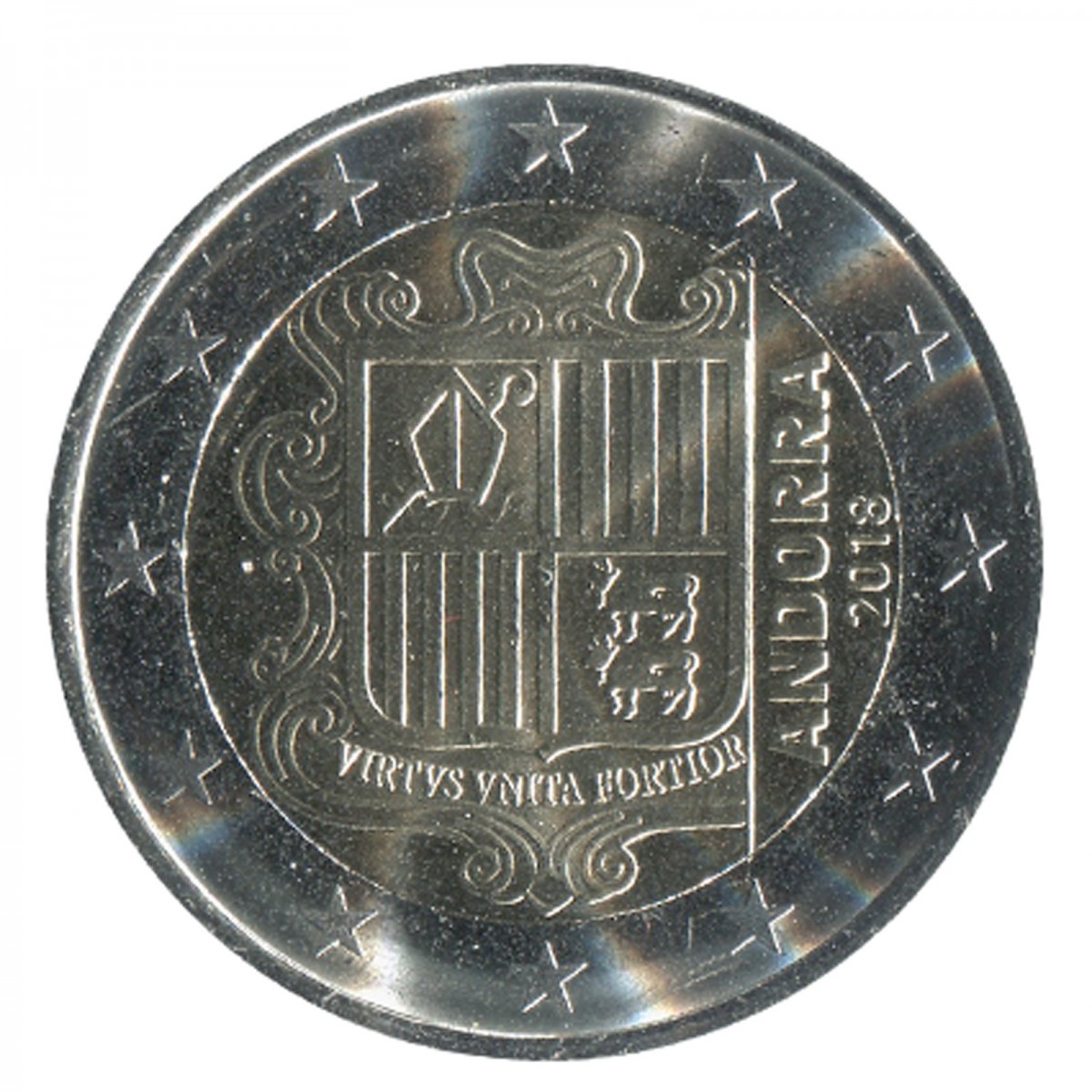 Pièce De 2 Euros Andorre 2018 Valeur