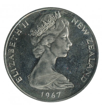 50 Centimes Elisabeth II Nouvelle Zélande